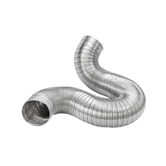 Lambro 308 Flexible Semi-Rigid Duct, 7 in, 8 ft L, Aluminum