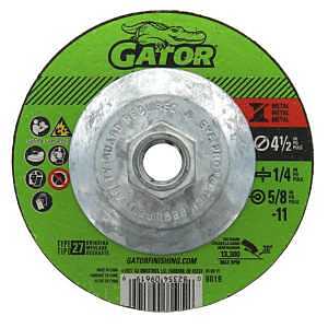 WHEEL METAL 4.5X1/4X5/8-11IN  