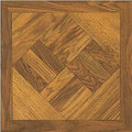 VINYL FLOOR TILE DARK WOOD GEO