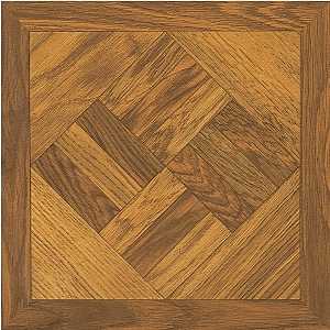 VINYL FLOOR TILE DARK WOOD GEO