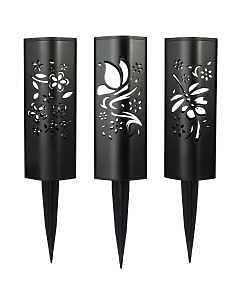 CUT-OUT BOLLARD LIGHT SOLAR   