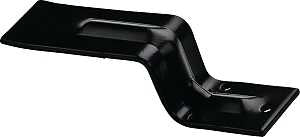 HOLDER BAR 6.3X1.5 BLACK STEEL
