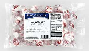 INDIV WRAP MINTS 6.5 OZ BAG   