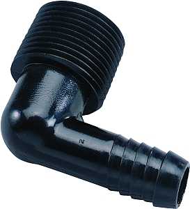 ELBOW BARB RISER FLEX 3/4IN   