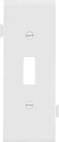 WALLPLATE SECT CTR TGL MID WHT