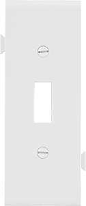 WALLPLATE SECT CTR TGL MID WHT