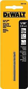 DRILL BIT BLACK OXIDE 1/16IN  