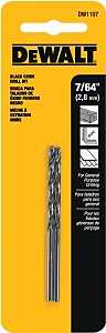 DRILL BIT BLACK OXIDE 7/64IN  