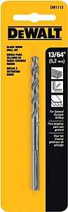 DRILL BIT BLACK OXIDE 13/64IN 