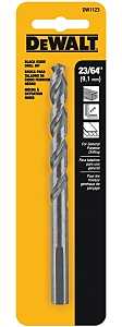 DRILL BIT BLACK OXIDE 23/64 IN