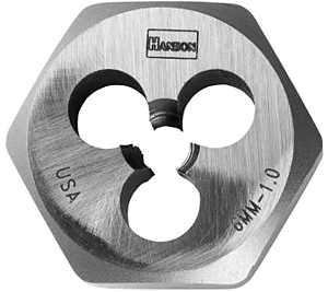 DIE HEXAGON 3MM-0.50MM MET STL