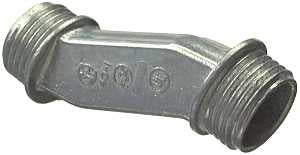 NIPPLE CNDT OFFSET 1.5IN ZINC 