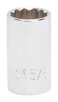 SOCKET STD 5/8INX12PT 1/2DR   