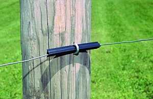 INSULATOR TUBE RIBBED 4IN     