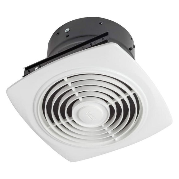 Broan® 8-Inch Vertical Discharge Fan, 200 CFM, 8.5 Sones, Housing 8-1/4”W x 7”H, Grille 11-1/2”