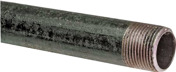 Kloeckner Metals BLK 1/2 Pipe, 1/2 in, 21 ft L, Threaded