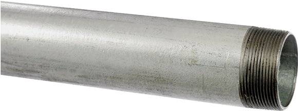 Kloeckner Metals GALV 1/2 Pipe, 1/2 in, 21 ft L, Threaded & Coupled