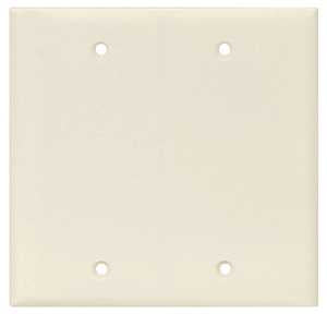 WALLPLATE BLANK LT ALMOND 2G  