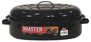ROASTER OVAL W/COVER 10-12LB  
