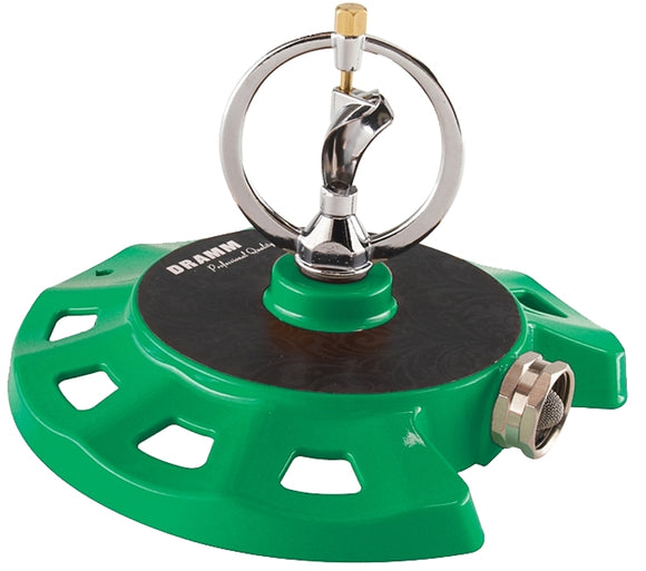 Dramm 15074 Spinning Sprinkler, Aluminum/Plastic/Zinc