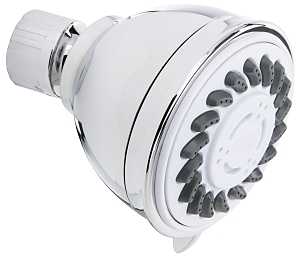 SHOWER HEAD 3FNC CHM 2.70IN   