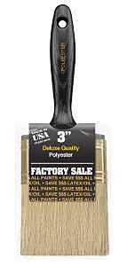 BRUSH PAINT GOLD POLYESTER 3IN