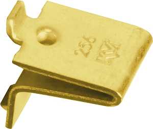 SUPPORT SHELF ADJ BRASS LOOK  