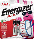 BATTERY MAX AAA ALKALINE 2PK  