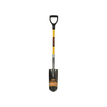 Structron S700 SpringFlex 49737 Drain Spade Shovel, 6 in W Blade, Spring Steel Blade, Fiberglass Handle, D-Shaped Handle