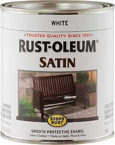 PAINT STOP RUST SATIN WHITE QT