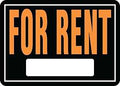 SIGN FOR RENT 10X14IN ALUMINUM