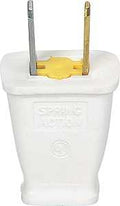 15A/125V WHT POLZD PLAST PLUG 