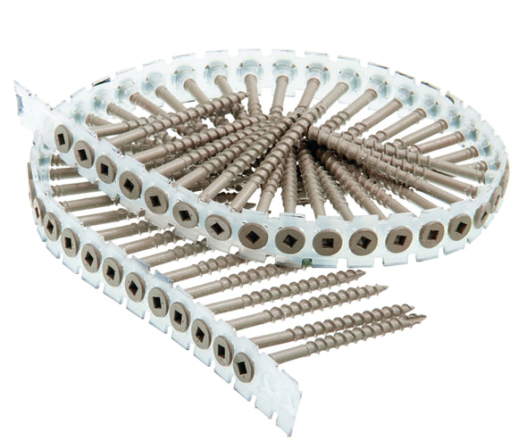 Senco 08D Series 08D300W Screw, 3 in L, #9 Drive