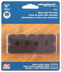PAD FELT HD ADHESV BROWN 3/4IN