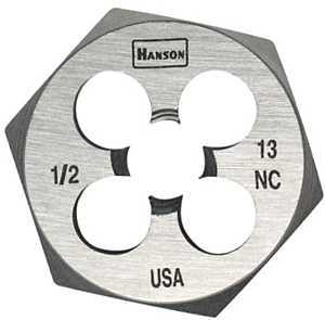 DIE HEXAGON 9/16IN-12NC STEEL 
