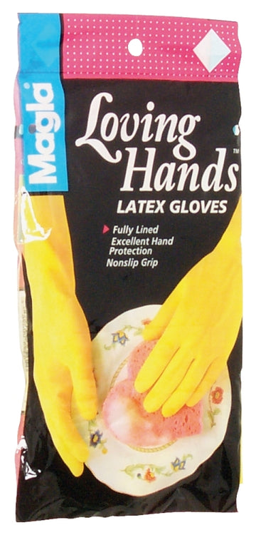 Spontex Hand Care 69982 Protector Gloves, M, Latex, Yellow