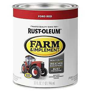 FARM & IMP PAINT FORD RED 1QT 