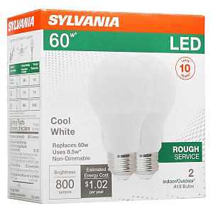 LED 8.5W A19 4100K 800LUM MED 