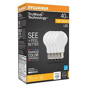 LED 5.5WA19 27K DIM SFT WH PK4