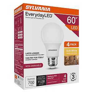 BULB LED A19 SOFT WHITE 60W   