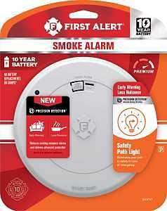 SMOKE ALARM DC LIGHT B/O 10YR 
