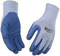 GLOVES BLUE LATEX-KNIT M      
