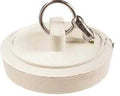 DRAIN STOPPER WHT 1-1/8-1-1/4 
