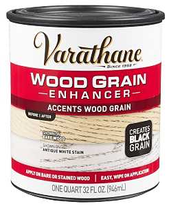 ENHANCER WOOD GRAIN BLACK 1QT 