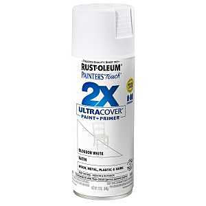 PAINT SPRAY SAT BLSM WHT 12OZ 