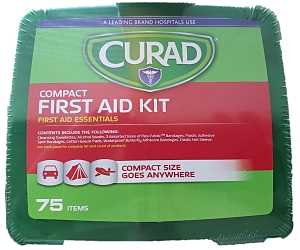 FIRST AID KIT COMPACT 75PC    