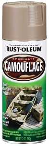 PAINT SPRY CAMO FLAT KHKI 12OZ