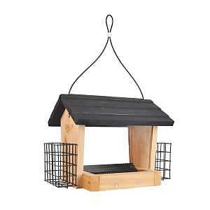 HOPPER BIRD FEEDER CEDAR 3QT  