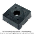 POST BASE STANDOFF BLACK 4X4IN