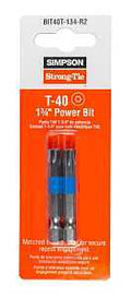 POWER BIT DRIVER T40 6L 2IN   
